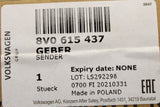 VW Golf MK7 Audi A3 Q2 Skoda SEAT Leon brake pad wear sensor 8V0615437