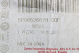 SEAT Leon 06-10 Altea "TFSI" front wing badge (chrm/red) 5P0853687H GQF