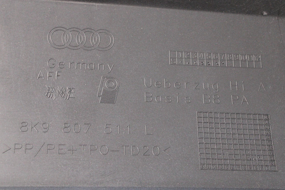 Audi A4 Avant B8.5 13-15 rear bumper cover 8K9807067A GRU