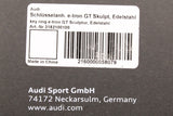Audi e-Tron GT sculpture keyring 3182100100