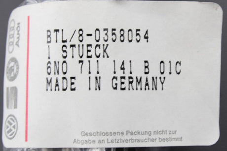 VW Polo 6N 1995-2000 5-speed gear shift knob (black) 6N0711141B 01C