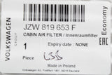 VW Polo 6R 6C Skoda Fabia SEAT Ibiza pollen filter element JZW819653F