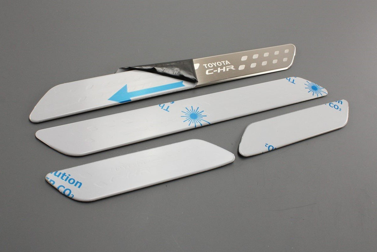 Toyota C-HR front and rear sill trims scuff plates PW382-10000, view 1