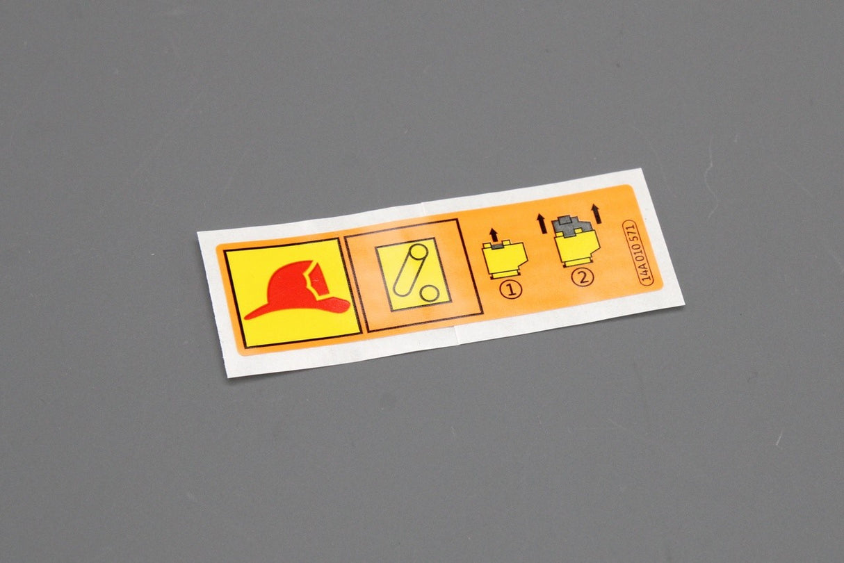 VW ID.7 Cupra Tavascan 2024-on rescue marking warning sign 14A010571