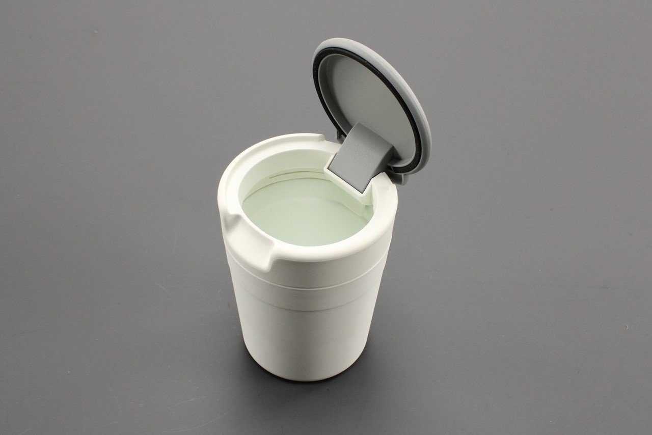 thumbnail image 2 of Genuine VW Transporter / Caravelle Cup Holder Storage Container Ashtray Bin – 7E0858615B (Used, Scratch) 2 of 4