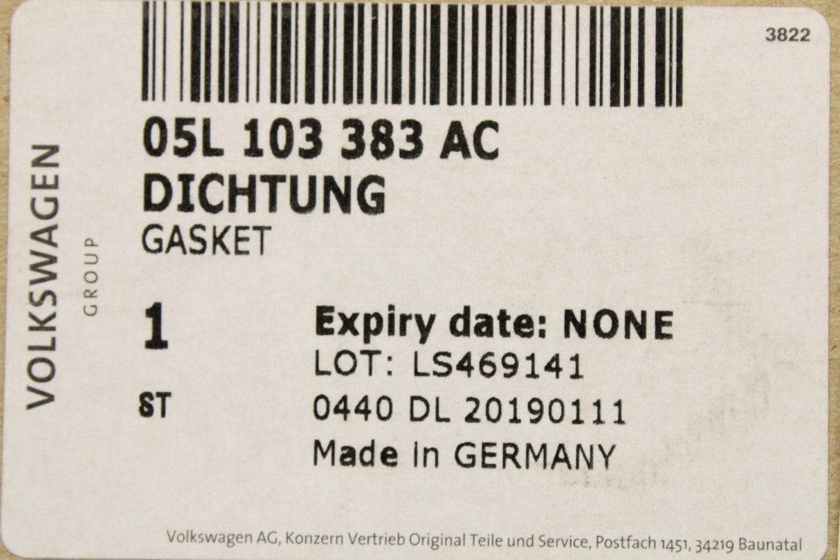 Audi A4 A5 A6 Q5 2016-on 2.0 TDI head gasket (1.55mm) 05L103383AC