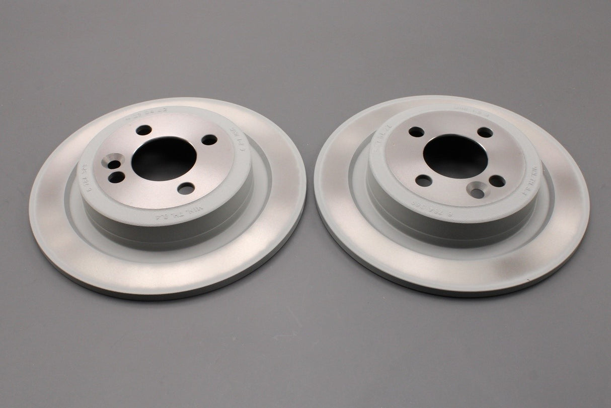 MINI R55 06-14 R56 05-13 R57 R58 R59 rear brake discs (x2) 34216784389