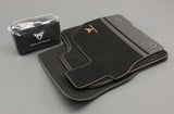 CUPRA Formentor 2021-on front & rear carbon effect floor mats with safety kit 5FH093990F