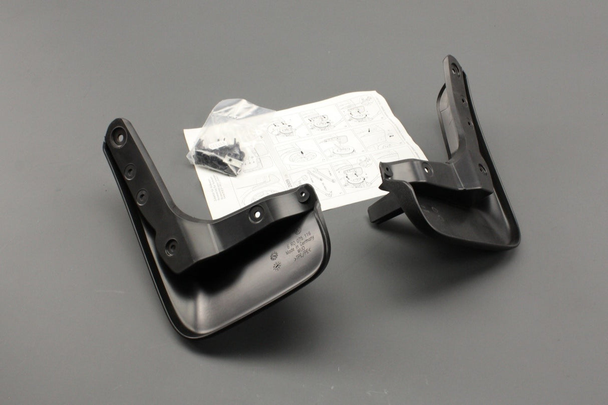 VW Polo 6R 6C 2010-17 front short mud flaps set 6R0075116