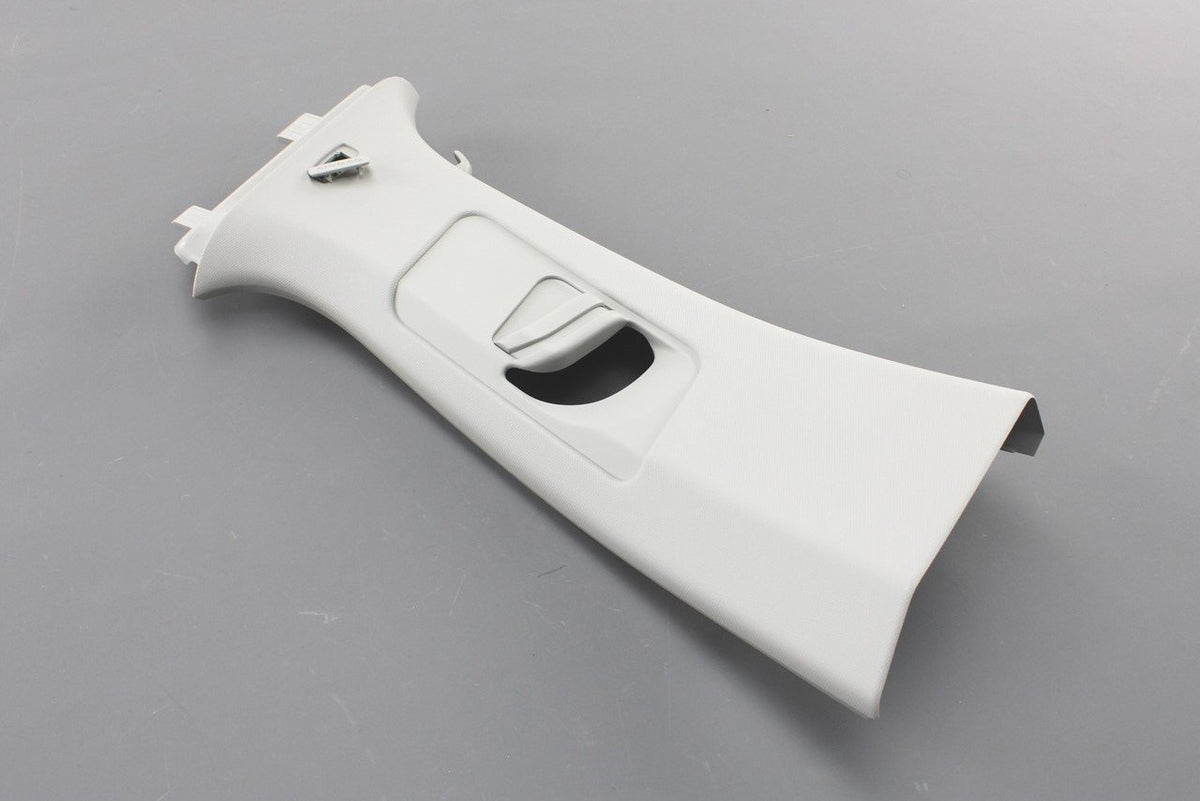 Skoda Octavia 2020-Onward upper B pillar trim right (grey) 5E3867244 RM5, view 1