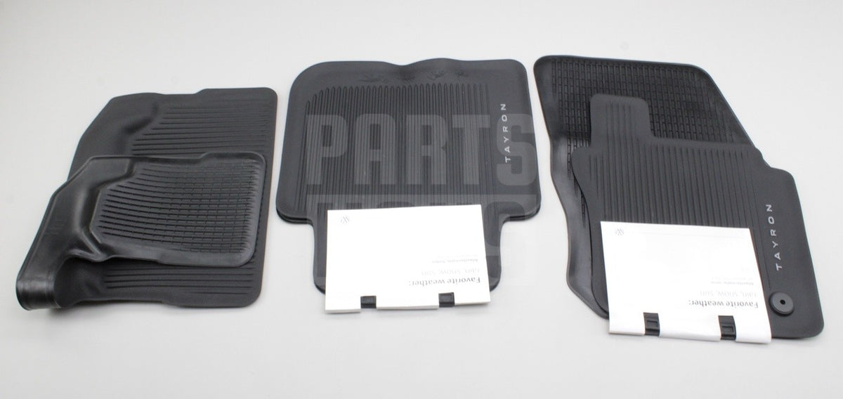VW Tayron 2025-on RHD all weather floor mats set (7 seats) 57L061511 82V