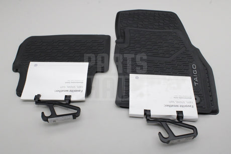 VW Taigo 2022-on front and rear rubber floor mats set 2G8061502 / 512
