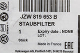 VW Golf MK5 MK6 Skoda SEAT economy pollen filter insert JZW819653B