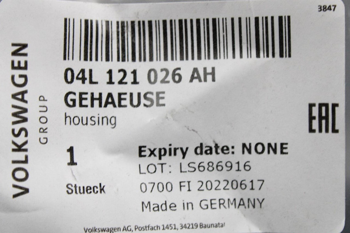 VW Audi Q3 Skoda SEAT 1.6 2.0 TDI coolant regulator housing 04L121026AH