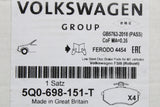 VW Golf MK7 Audi A3 Skoda SEAT 276x24mm front brake pads set 5Q0698151T
