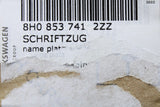 Audi A4 2005-on emblem lettering 'A4' badge 8H0853741 2ZZ