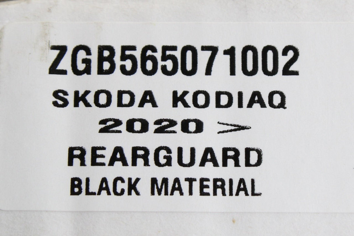 Skoda Kodiaq 2020-2024 rear bumper protector (black) ZGB565071002