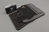 CUPRA Formentor 2021-on front & rear carbon effect floor mats with safety kit 5FH093990B