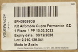 CUPRA Formentor 2021-on front & rear carbon effect floor mats with safety kit 5FH093990B