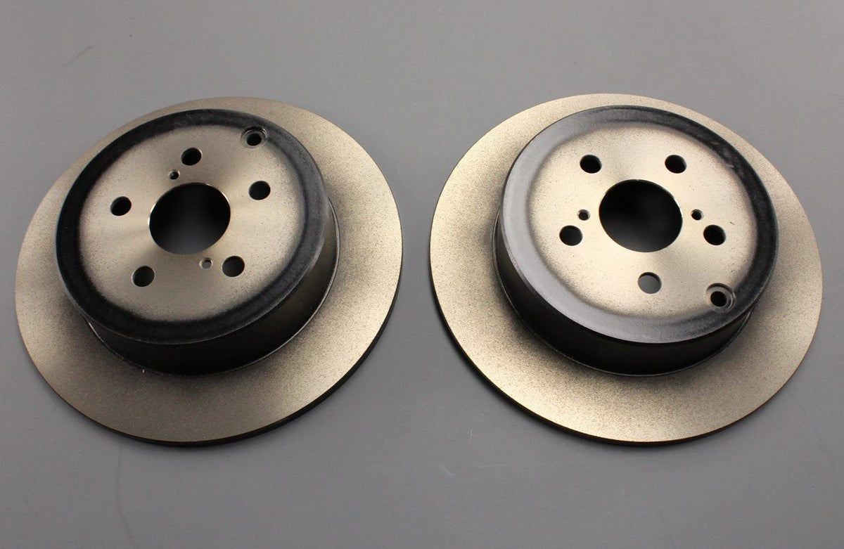 Toyota Avensis 2003-2008 rear brake discs 280x10mm pair (x2) 42431-YZZAA, view 1