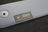 CUPRA Formentor 2021-on front & rear petrol blue floor mats with safety kit 5FH093990E