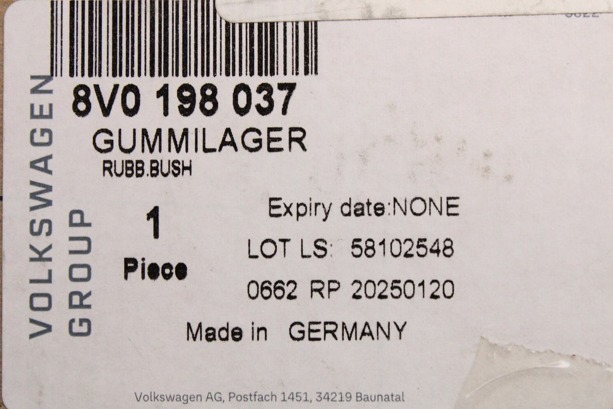 VW Golf Audi A3 Skoda SEAT CUPRA lower engine mount bushes kit 8V0198037