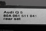 Audi Q5 SQ5 2017-on rear rubber floor mats set 80A061511 041