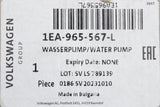 VW ID.Buzz Audi Q4 e-Tron Cupra Born 21-on coolant water pump 1EA965567L