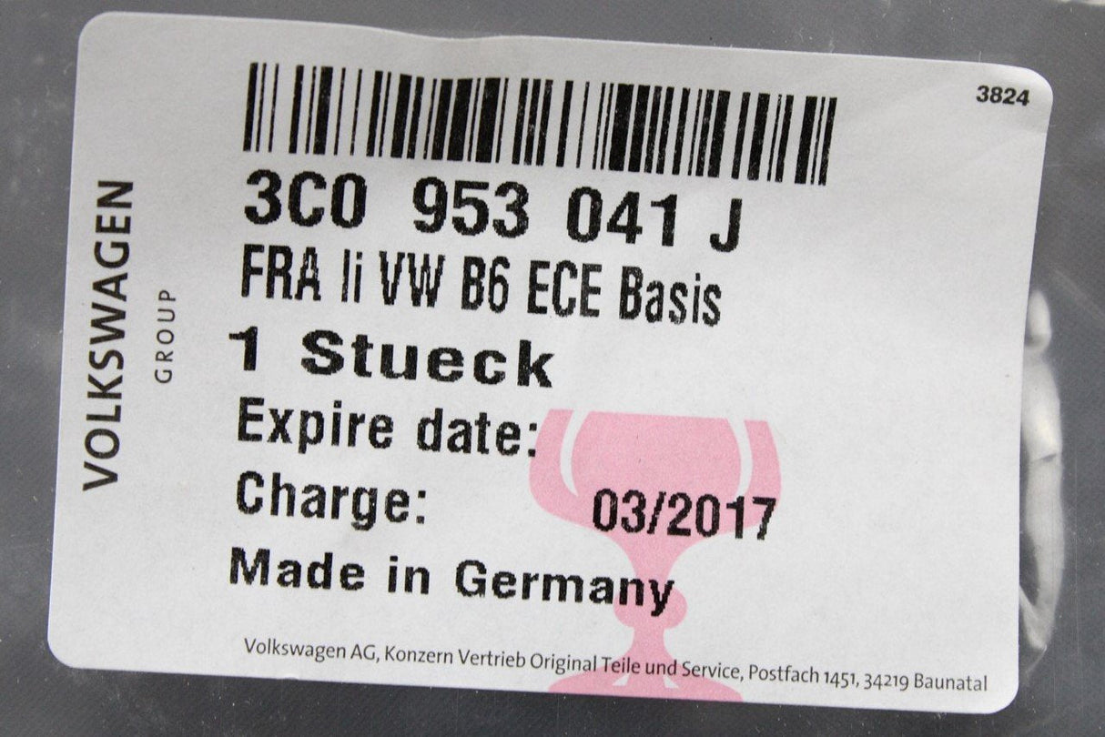VW Passat B6 2006-2011 front turn signal indicator (left) 3C0953041J
