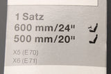 BMW X5 E70 2006-13 X6 E71 2007-14 windscreen wiper blade set 61610077822