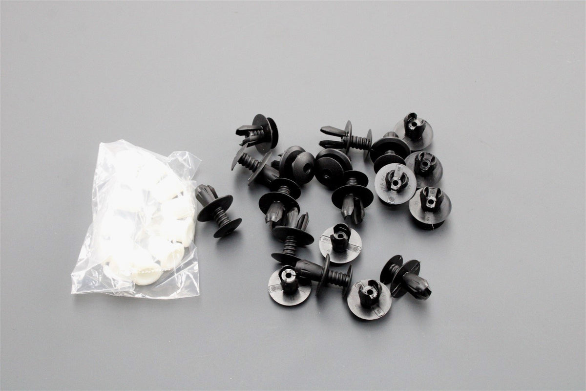 VW Transporter T6 2016-2020 bumper fixing set (rear) 7E0898623B, view 1