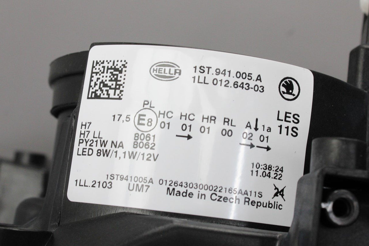 Skoda Citigo 2012-on headlight with LED DRL RHD (left) 1ST941005A