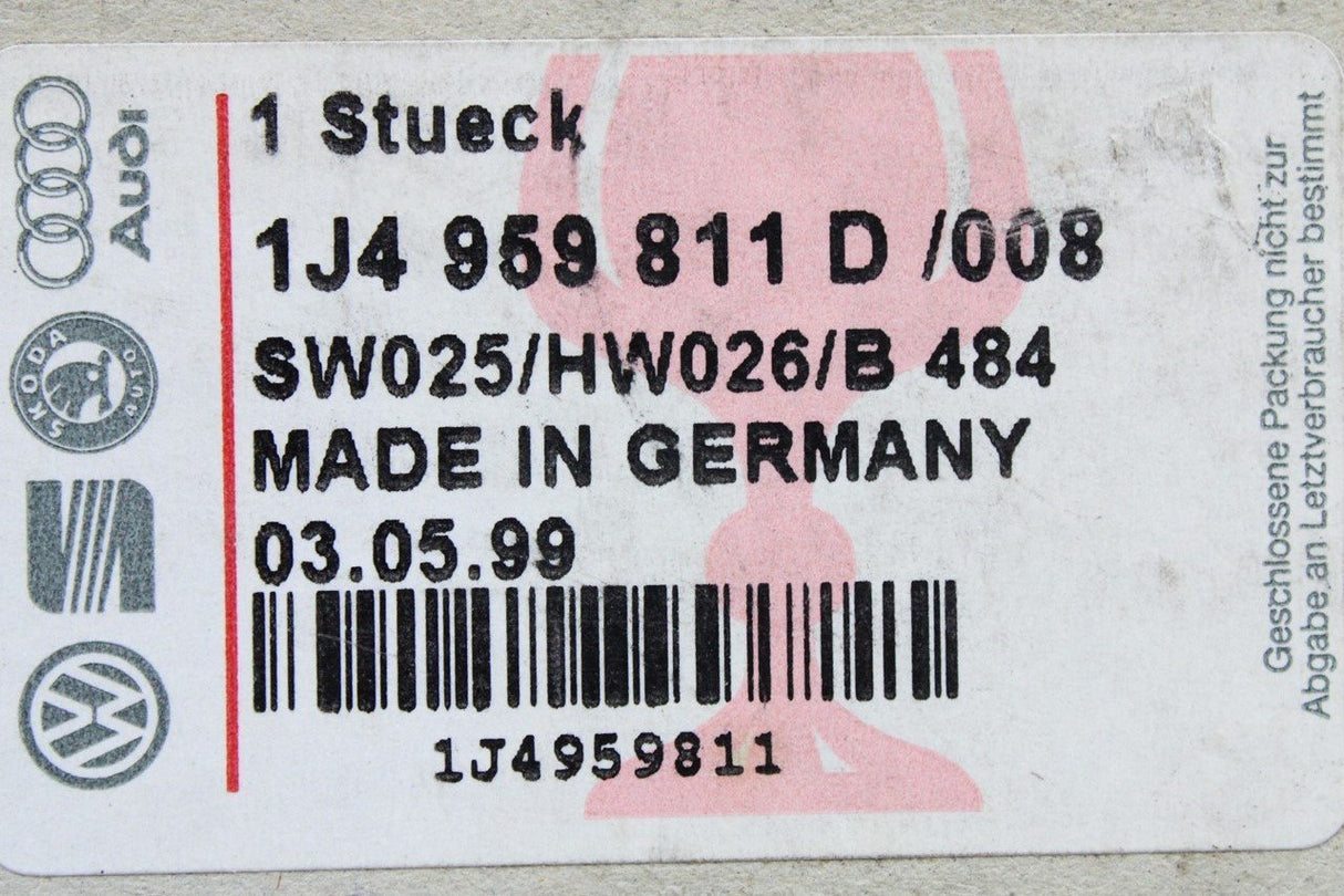 VW Passat B5 1997-2000 window regulator motor (rear left) 1J4959811D 008