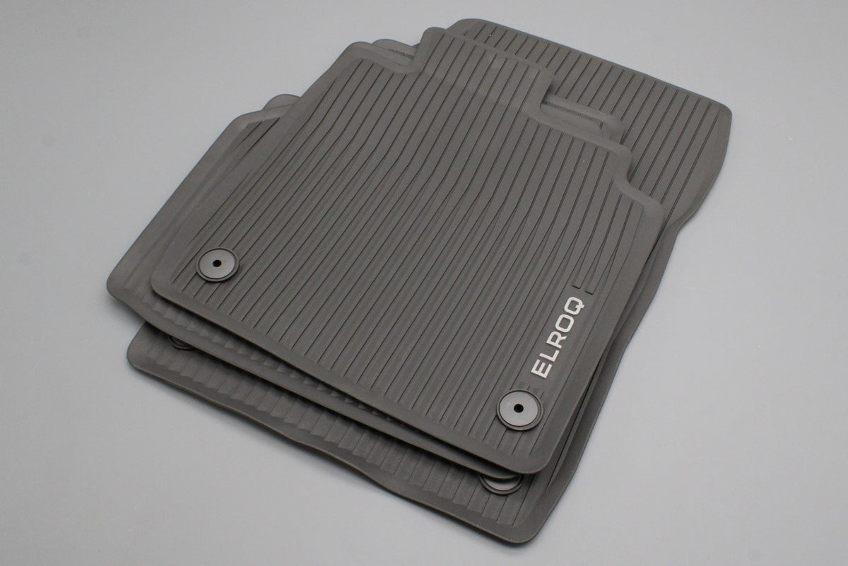 Skoda Elroq 2021-on all weather floor mat set (front & rear) 5LJ061500A, view 1