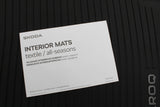 Skoda Elroq 2021-on all weather floor mat set (front & rear) 5LJ061500A