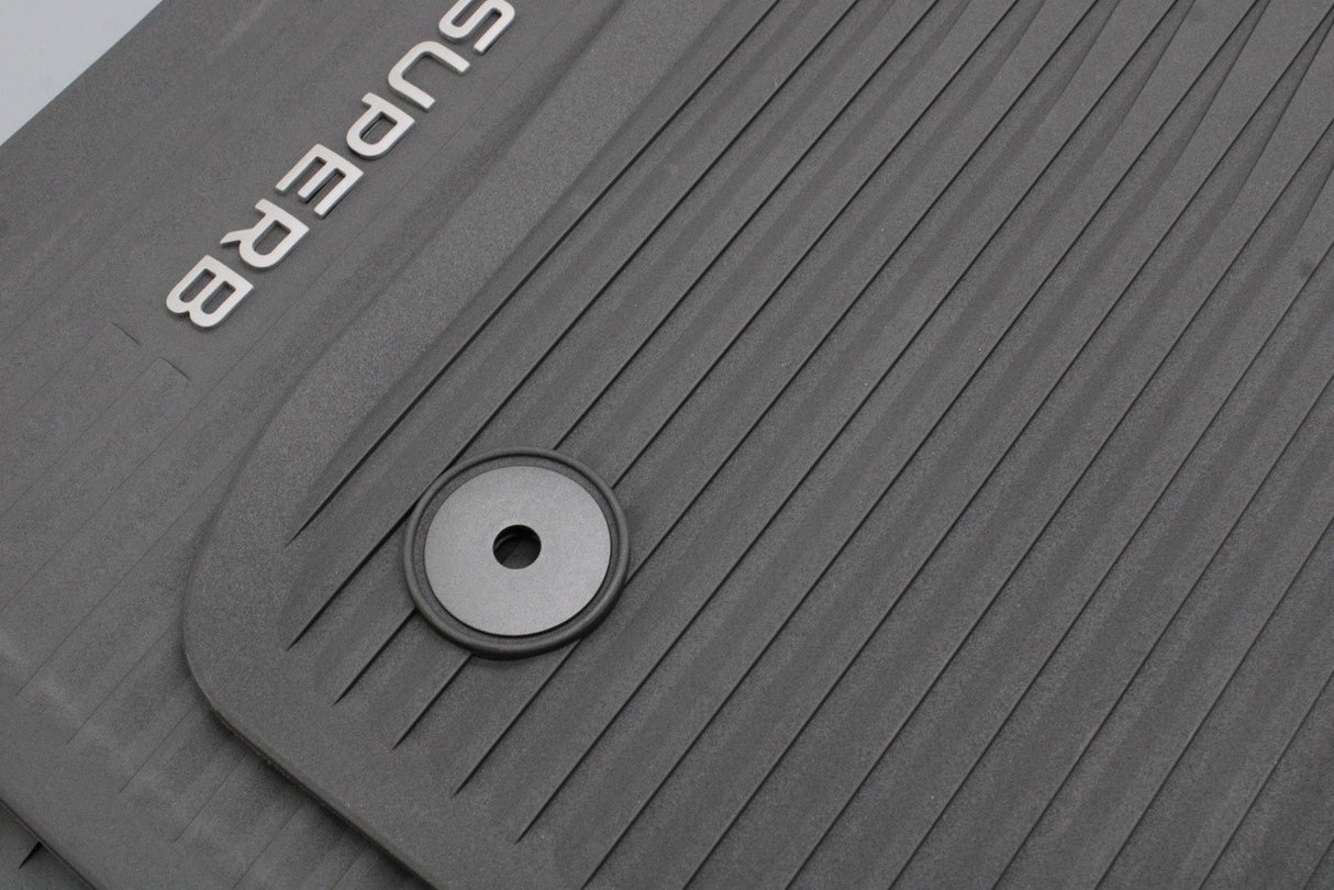 Skoda Superb 2024-on all weather floor mat set (front & rear) 3P2061500