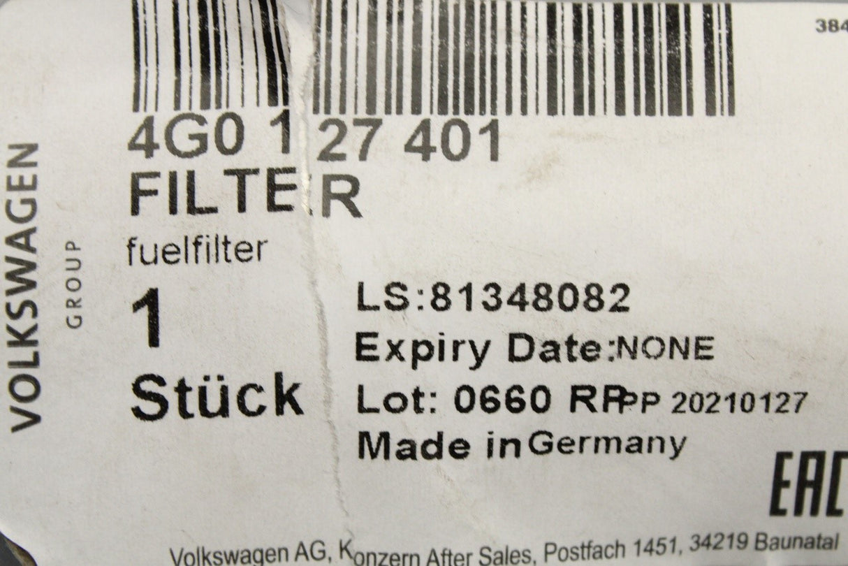 Audi A6 2013-2018 A7 2011-2018 2.0 3.0 TDI diesel fuel filter 4G0127401