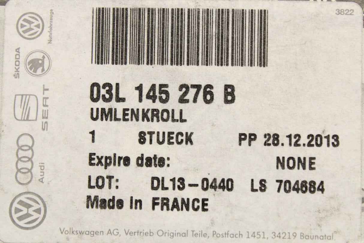 VW Amarok Transporter T5.1 2010-2016 2.0 TDI idler pulley 03L145276B