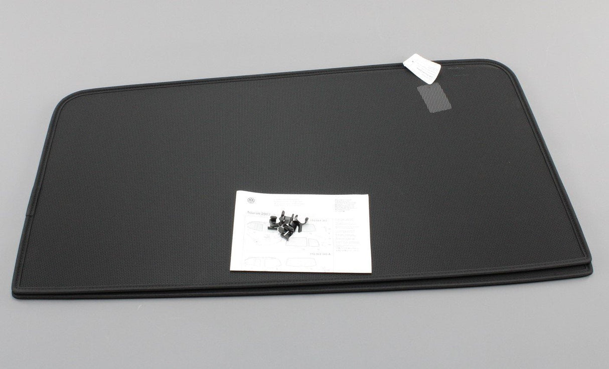 VW Touran 2011-15 rear door window sun shade blind set 1T0064363