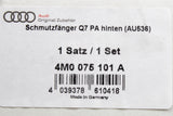 Audi Q7 2016-on accessory mud flaps (rear) 4M0075101A