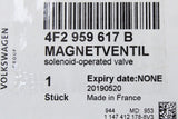 Audi A6 S6 RS6 2005-2011 coolant pipe valve unit (RHD) 4F2959617B