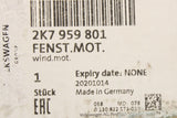 VW Caddy 2021-on window regulator motor (front left) 2K7959801