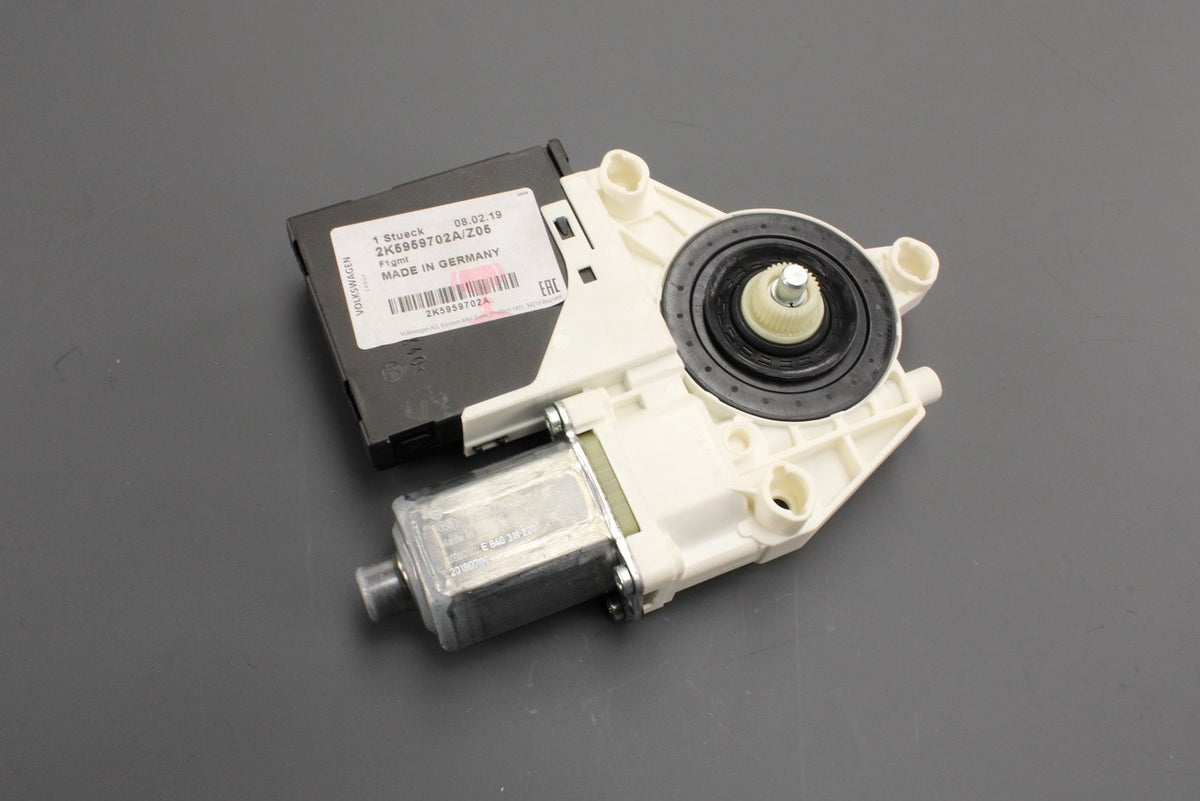 VW Caddy 2016-2020 RHD window regulator motor (left) 2K5959702A Z05, view 1
