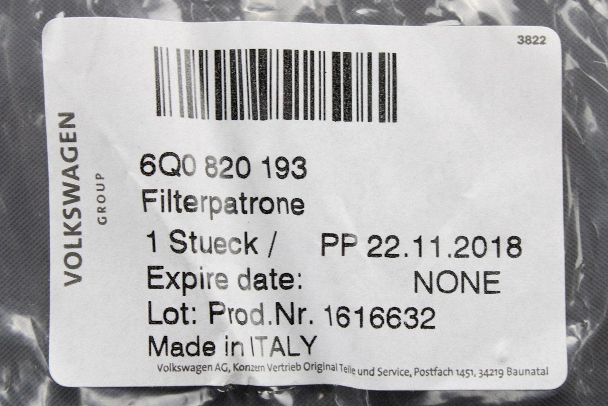 VW Polo Skoda Fabia SEAT Ibiza 2000-2010 air con drier insert 6Q0820193