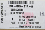 Audi Q4 e-tron 2022-on front fixed window (right) 89A845114A