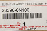 Toyota Yaris 2011-2020 fuel filter element with seal 23390-0N100