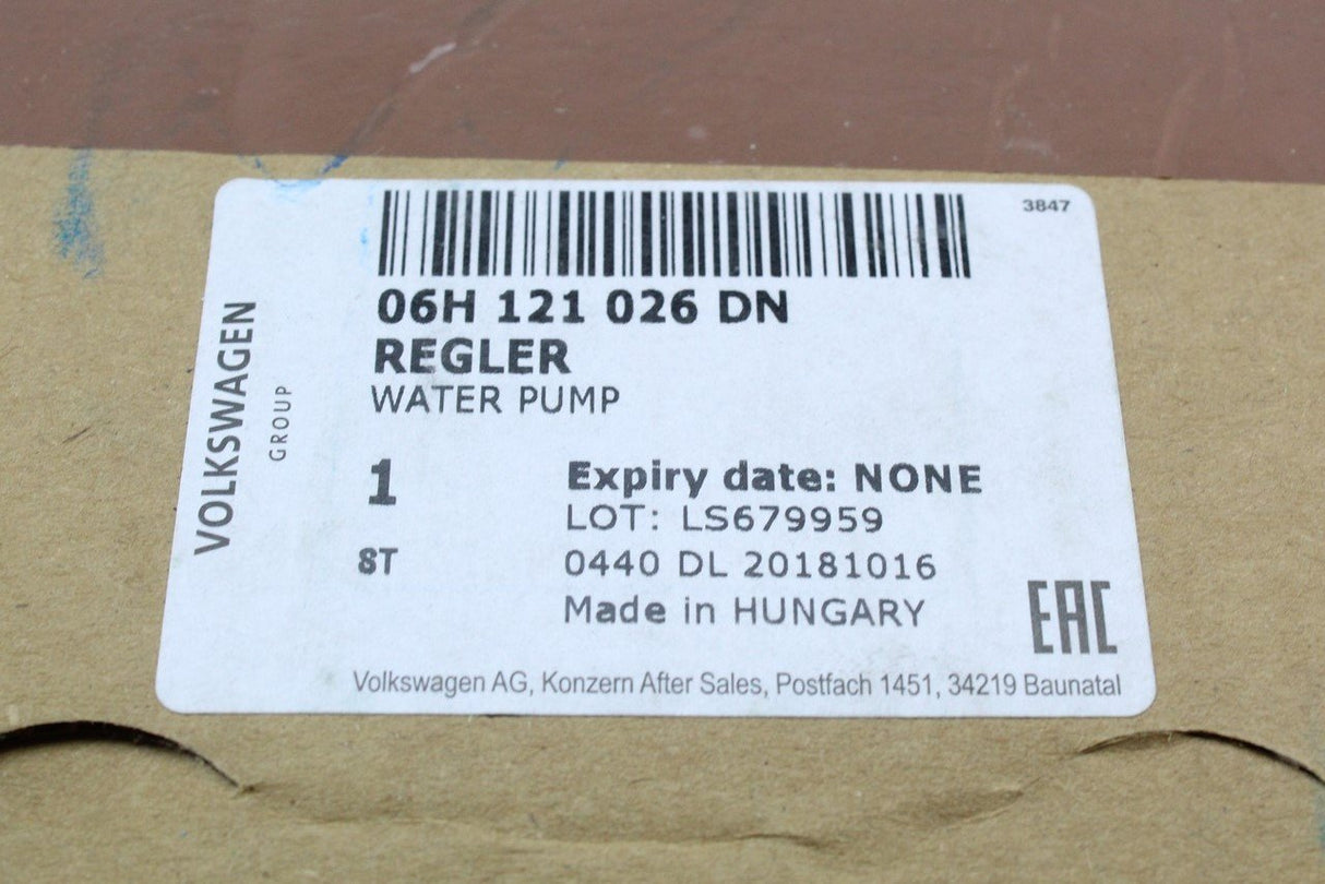 VW Audi Skoda SEAT 1.8 TSI TFSI water coolant pump 06H121026DN