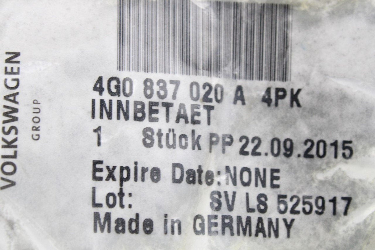 Audi A6 C7 2011-18 front interior door handle (right) 4G0837020A 4PK