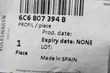 VW Polo 6C 2015-18 bumper guide (rear right) 6C6807394B