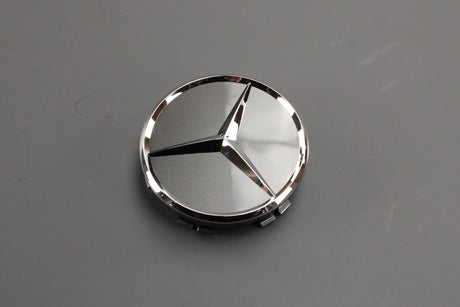 Mercedes-Benz alloy wheel centre cap (x1) grey A00040027007519